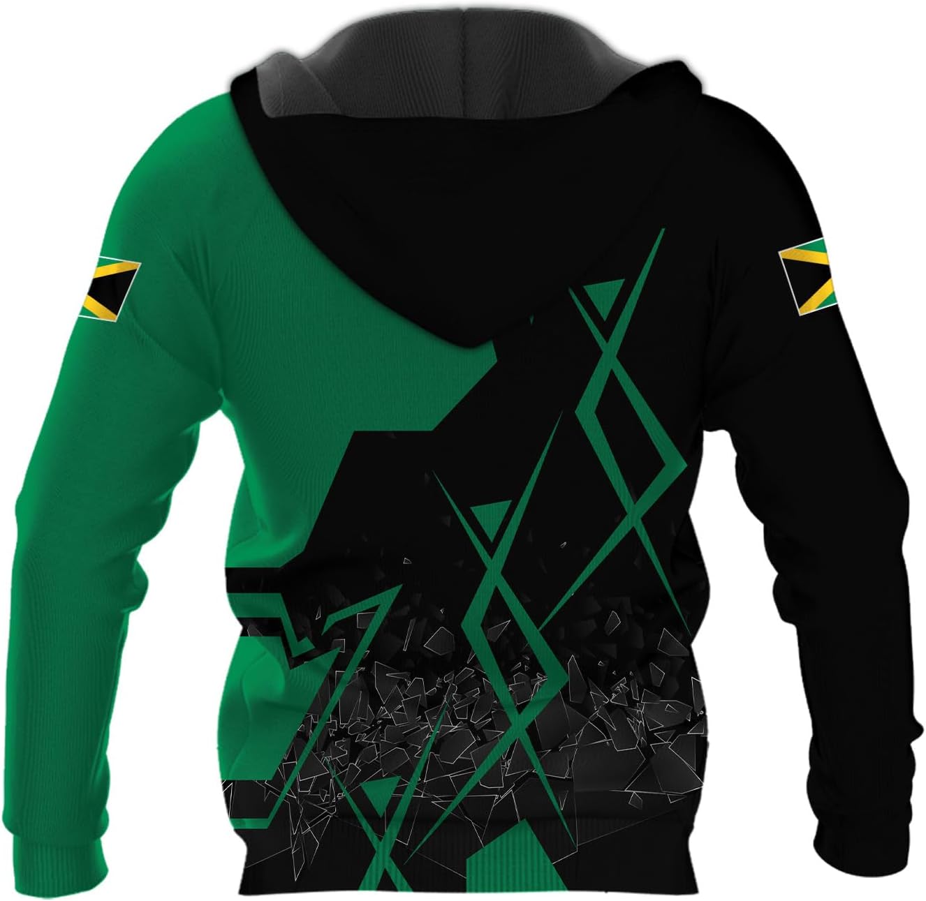 Mostprints Personalized Jamaica Hoodie Camisa Jamaica Hoodies Jamaica Sweaters Shirts Men & Women Jamaican Pride Shirt Gifts