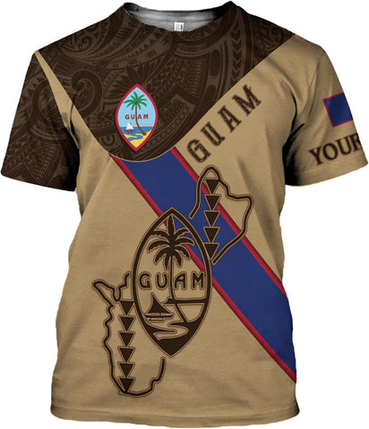 MoonArt Personalized Guam Shirt - Guahan Pride Tshirt for Men & Women - Guam Gifts Tee