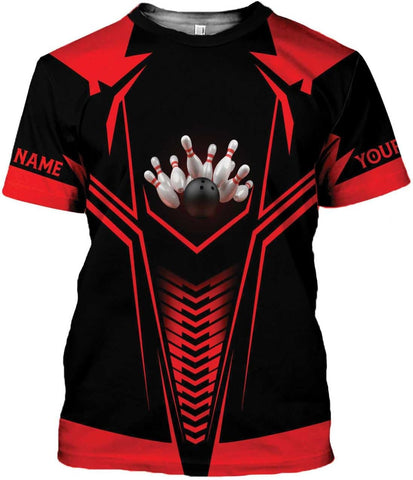 Podagree Personalized Name Bowling Shirts for Men and Women 3D, Bowling Shirts for Team Bowling, Bowling Shirts Gift