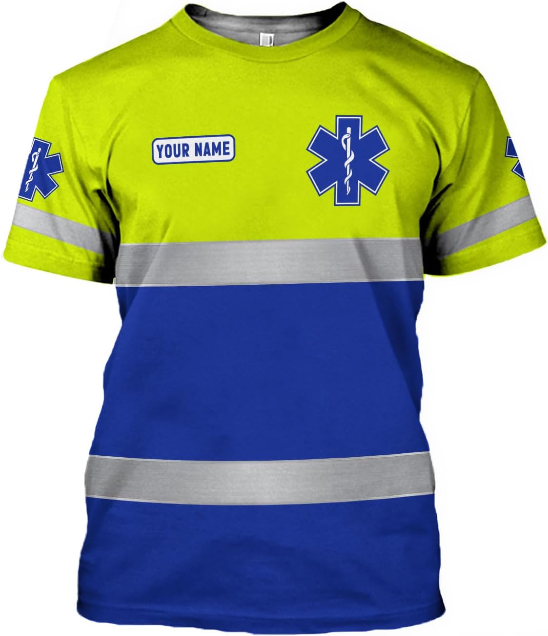 Podagree Personalized EMT Shirt, EMS Shirt, Customized EMS Shirts,EMT Paramedic Uniform Emergency Medical Technician Shirts