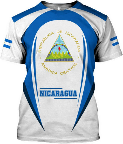 Personalized Nicaragua Shirt Custom Nicaragua Flag Lion Shirt for Men & Women Nicaraguan Camisas T-Shirt, Nicaragua Tshirt
