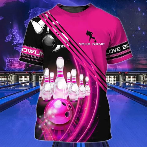 Custom Bowling Shirts, Personalized Name Bowling Shirts Unisex, Bowling Jerseys for Men & Women, Team Bowling Shirt Gift