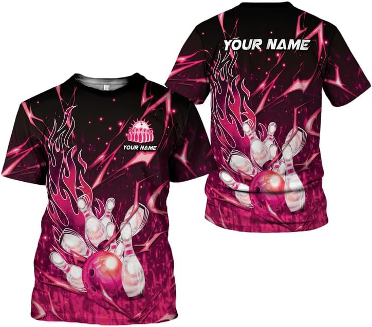 AOVL Custom Bowling Shirts for Men Bowling Shirts Bowling Shirts Unisex Bowling Jerseys for Men Custom Bowling Shirts for Men