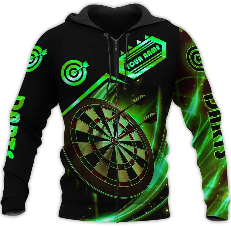 Personalized 3D Dart Shirts for Men, Dart Tshirts for Team, Dart League T-Shirt, Dart Gift, Graphic Darts Print Short Sleeve