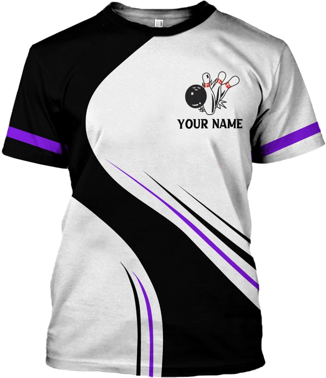 Podagree Personalized Name Bowling Shirts for Men and Women 3D, Bowling Shirts for Team Bowling, Bowling Shirts Gift