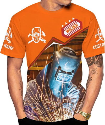 Personalized Welder Shirt 3D Unisex All Over Printed Sportwear Hoodie, TShirt, Zip Hoodie, Sweatshirt For Men Women