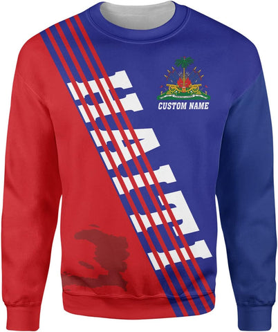 Personalized Haiti 3D Shirt, Haitian Flag Shirt, Haitian Shirt for Women, Haitian Outfit for Men, Ayiti 1804 Haitian Pride