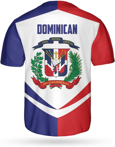 Personalized Dominican Republic Baseball Jersey Shirt,Team Name Republic Dominicana Baseball Jersey for Men and Women