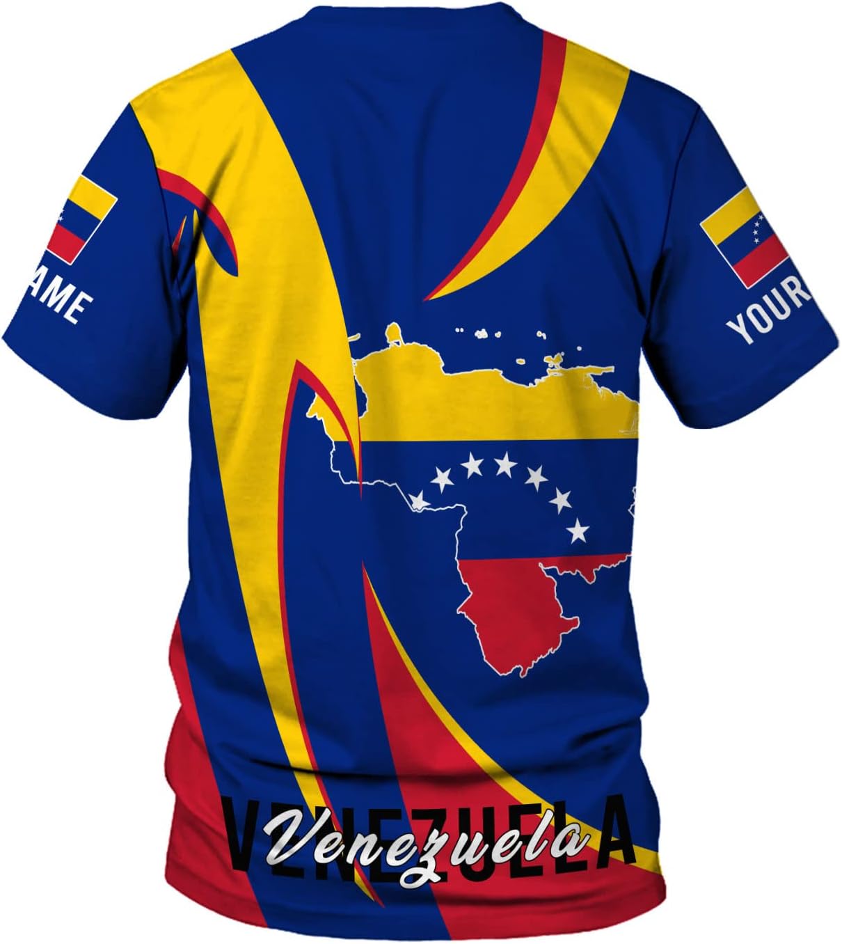 Royal Fight Personalized Coat of Arms Shirt with Venezuela Flag - Pride Shirts for Men & Women