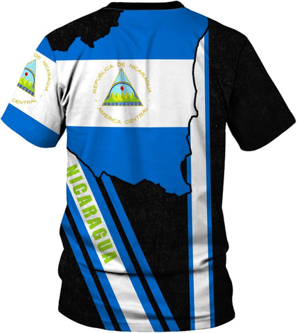Personalized Nicaragua Shirt Custom Nicaragua Flag Lion Shirt for Men & Women Nicaraguan Camisas T-Shirt, Nicaragua Tshirt