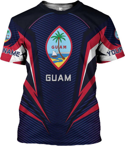 MoonArt Personalized Guam Shirt - Guahan Pride Tshirt for Men & Women - Guam Gifts Tee