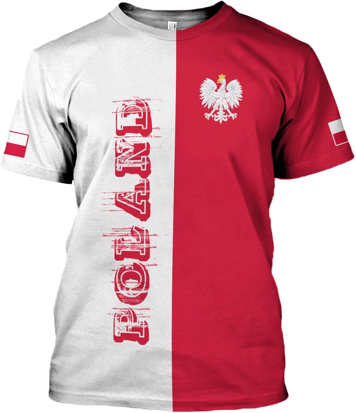 Parvii Personalized Poland Shirt Women & Men, Polska Tshirt Women Poland Shirt 3D, Poland Pride Shirts, Polish Eagle Polska