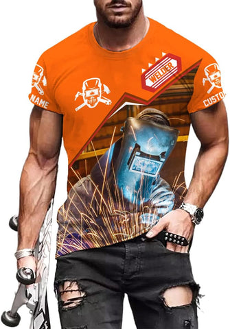 Personalized Welder Shirt 3D Unisex All Over Printed Sportwear Hoodie, TShirt, Zip Hoodie, Sweatshirt For Men Women