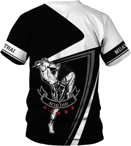 MAPrints Personalized Name Muay Thai Pride Shirt for Men