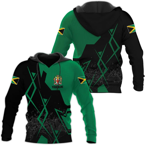 Mostprints Personalized Jamaica Hoodie Camisa Jamaica Hoodies Jamaica Sweaters Shirts Men & Women Jamaican Pride Shirt Gifts