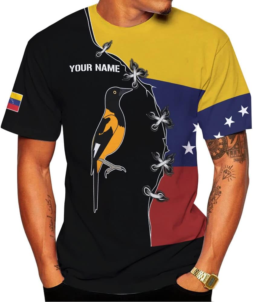 Personalized Name Venezuela Shirt, Flag Venezuelan Pride Roots T-Shirt, Sweatshirt, Zip Hoodies Gift for Men and Women