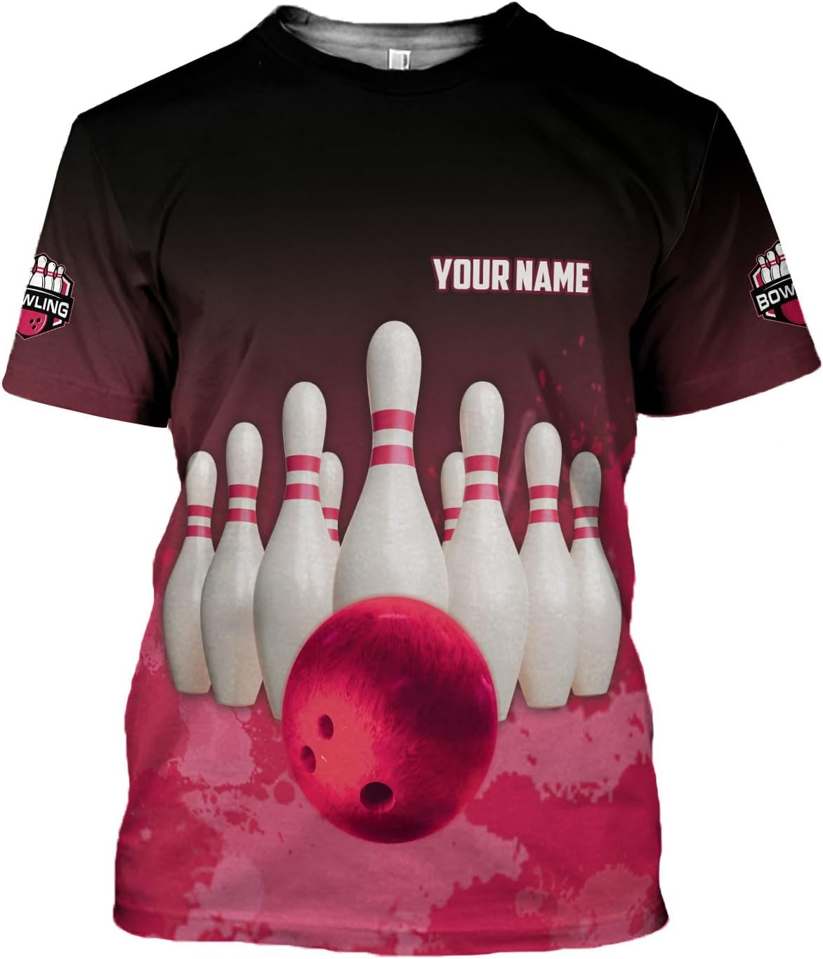 Intenprints Personalized Bowling Shirt Custom Bowling Shirts Bowling Gift Bowling Shirts for Women & Men Bowling Shirt Team