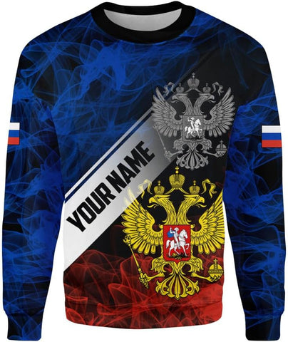 Personalized Russia Shirts Russian Shirt Russian Unisex Shirts Russia Flag Pride Shirts Russia Flag Coat of Arms Shirts