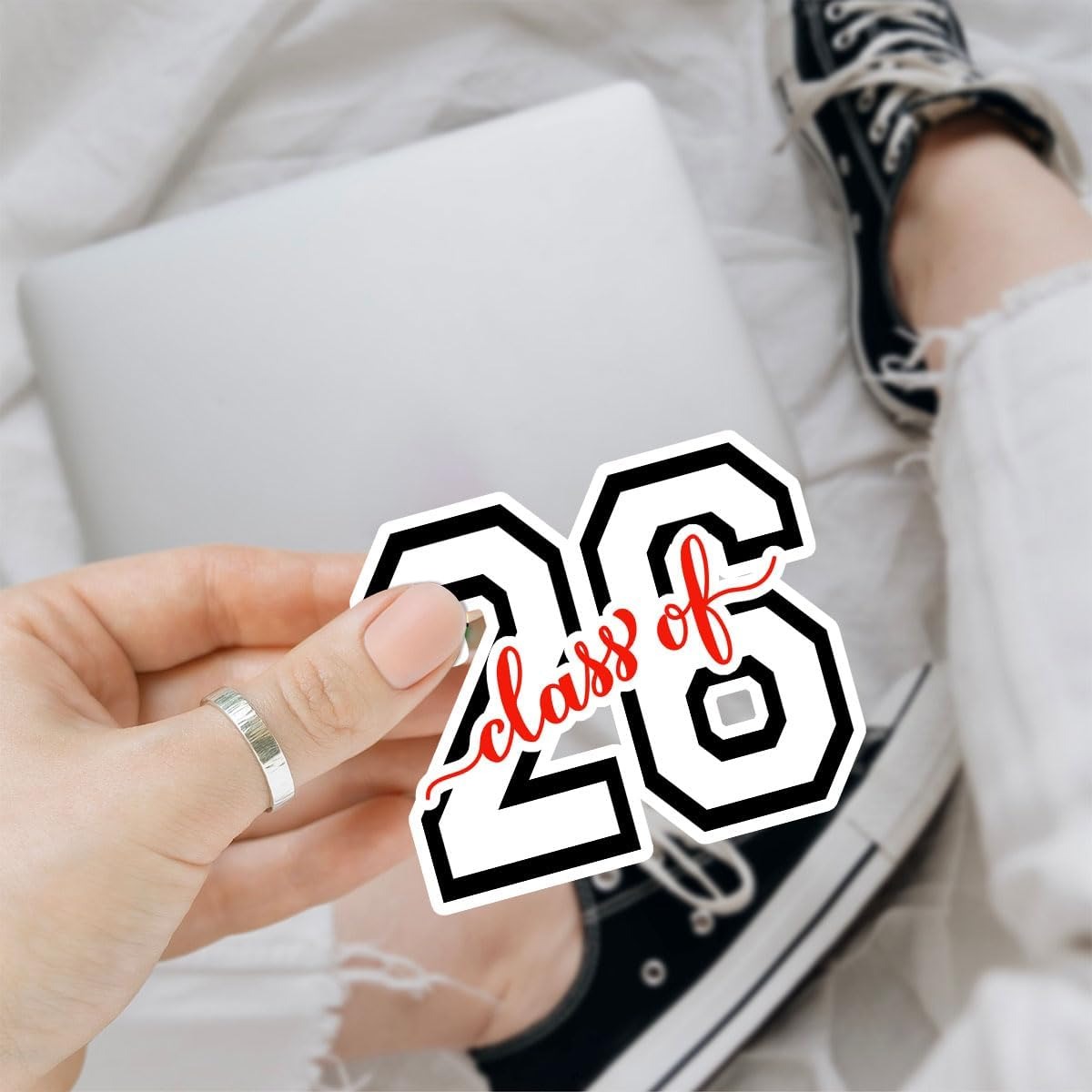 COMBO 3 PCS Class of 2026 Stickers, Graduation 2026, 2026 Senior Stickers for Laptop Water Bottle Phone Car Window Helmet Vinyl Stickers