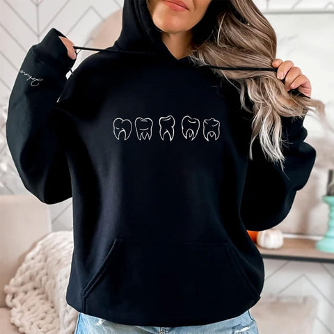 Custom Dental Sweatshirt, Dental Sweatshirts for Women, Dental Hygienist Assistant Sweatshirt, Dental Student Shirts Hoodies