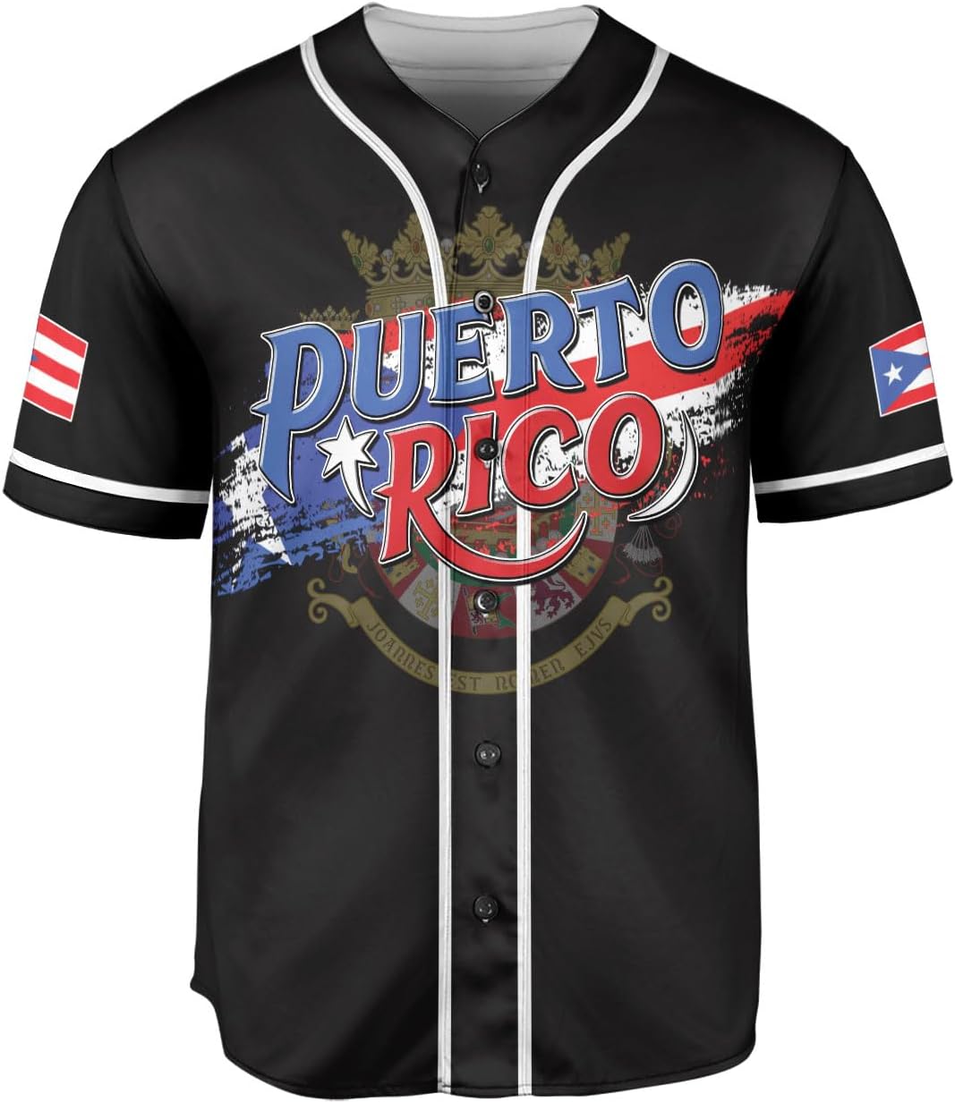 Personalized Puerto Rico Baseball Shirt,Customized Team Name Puerto Rican Baseball Jersey for Men,Women S-5XL