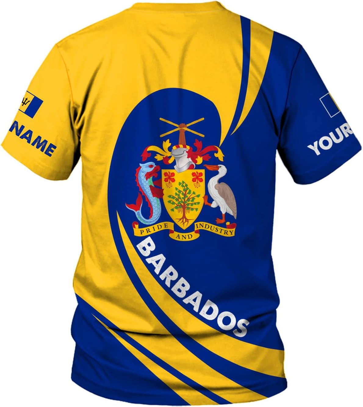 Parvii Personalized Barbados Shirts for Men & Women, Barbados Flag Shirt Barbados Tshirt, Barbados Shirt Barbados Souvenirs