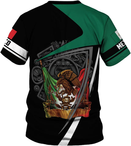 Mostefy Personalized Name Mexican Shirts for Men 3D, Customized Mexico Shirts for Men, Mexico Shirts for Women Mexico Shirt1