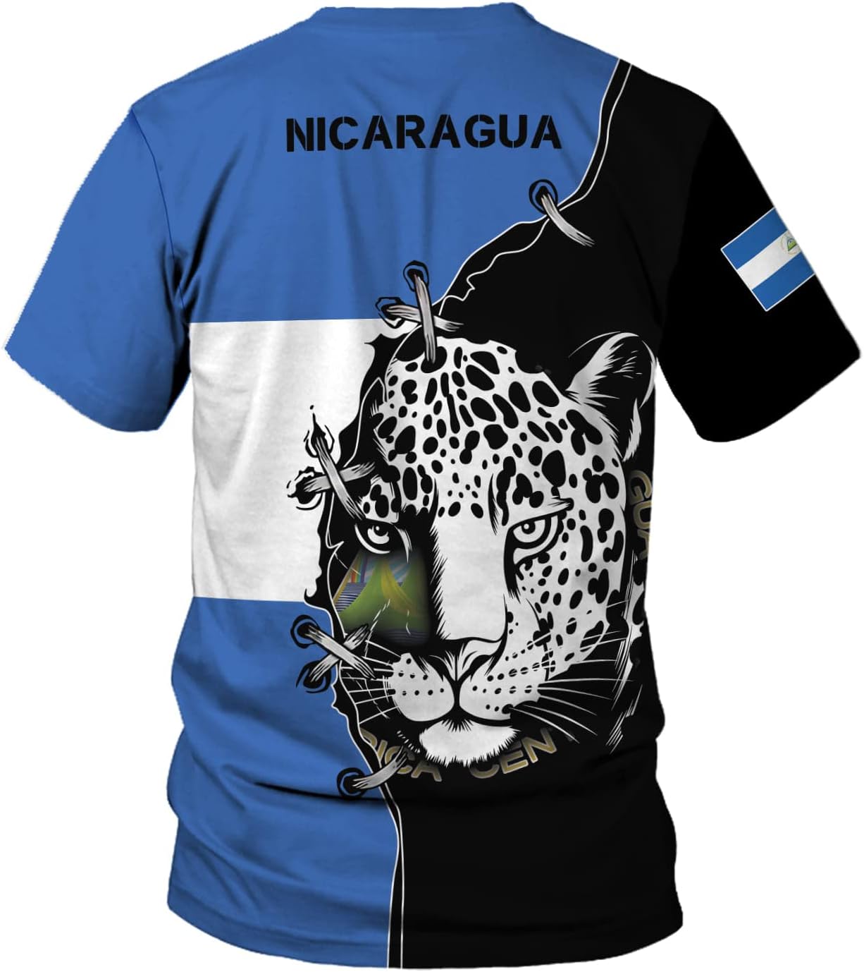Personalized Nicaragua Shirt Custom Nicaragua Flag Lion Shirt for Men & Women Nicaraguan Camisas T-Shirt, Nicaragua Tshirt