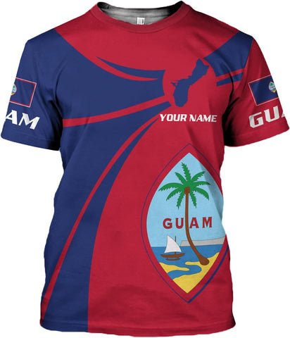Artparel Personalized Guam Shirts Guahan Pride Shirt Guamanian T-Shirt Guahan Shirts for Men Women Guam Gifts S-5XL