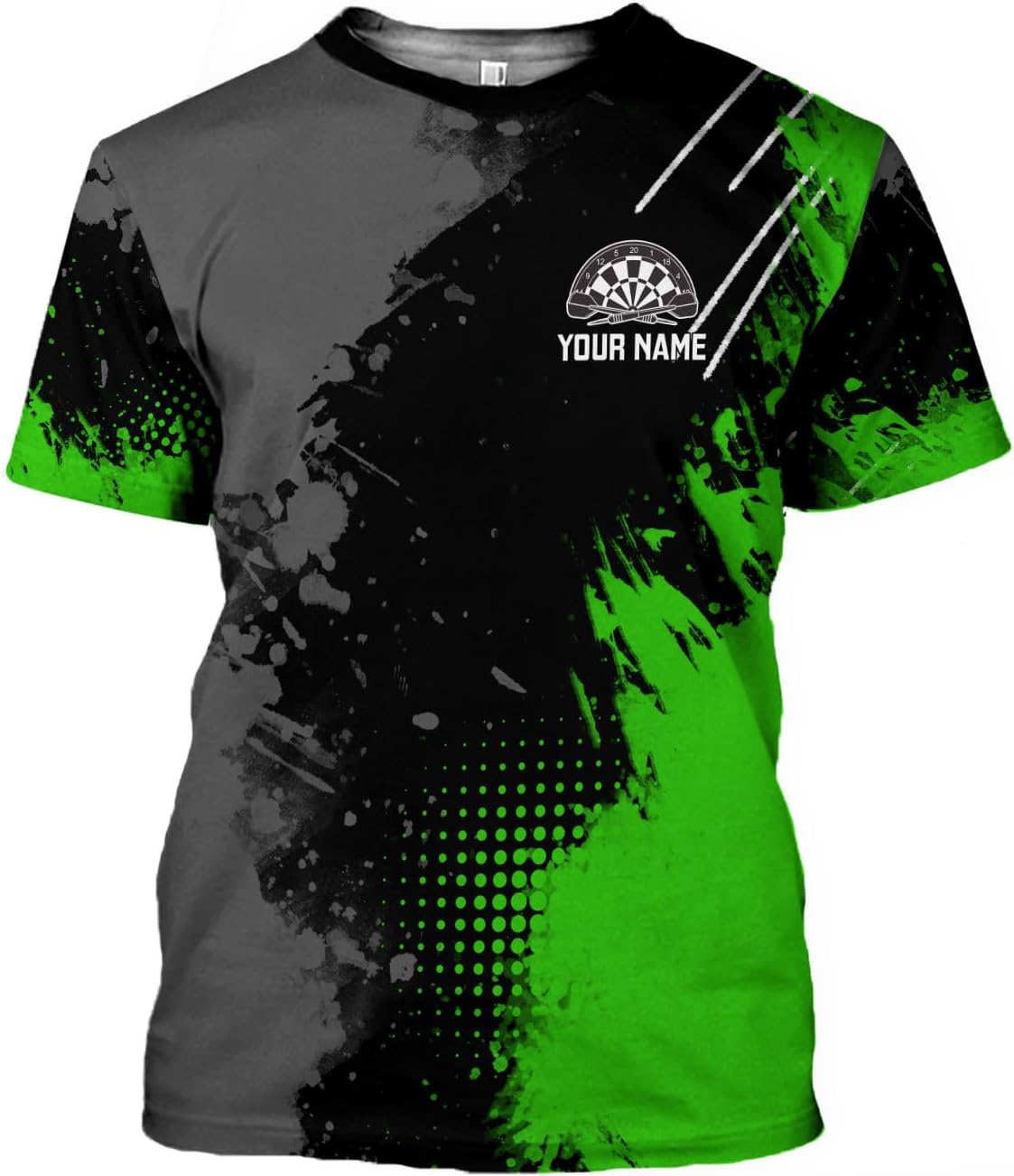 Pretyprints Personalized Dart Shirts Men Women 3D Polo Custom Name Team Jersey Funny Dartboard Shirt S-5XL Gifts