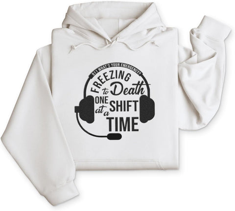 Personalized 911 Dispatcher Apparel, Thin Gold Line Embroidered Sweatshirt, Emergency 911 Hoodie Gift Dispatch Nurse Shirt