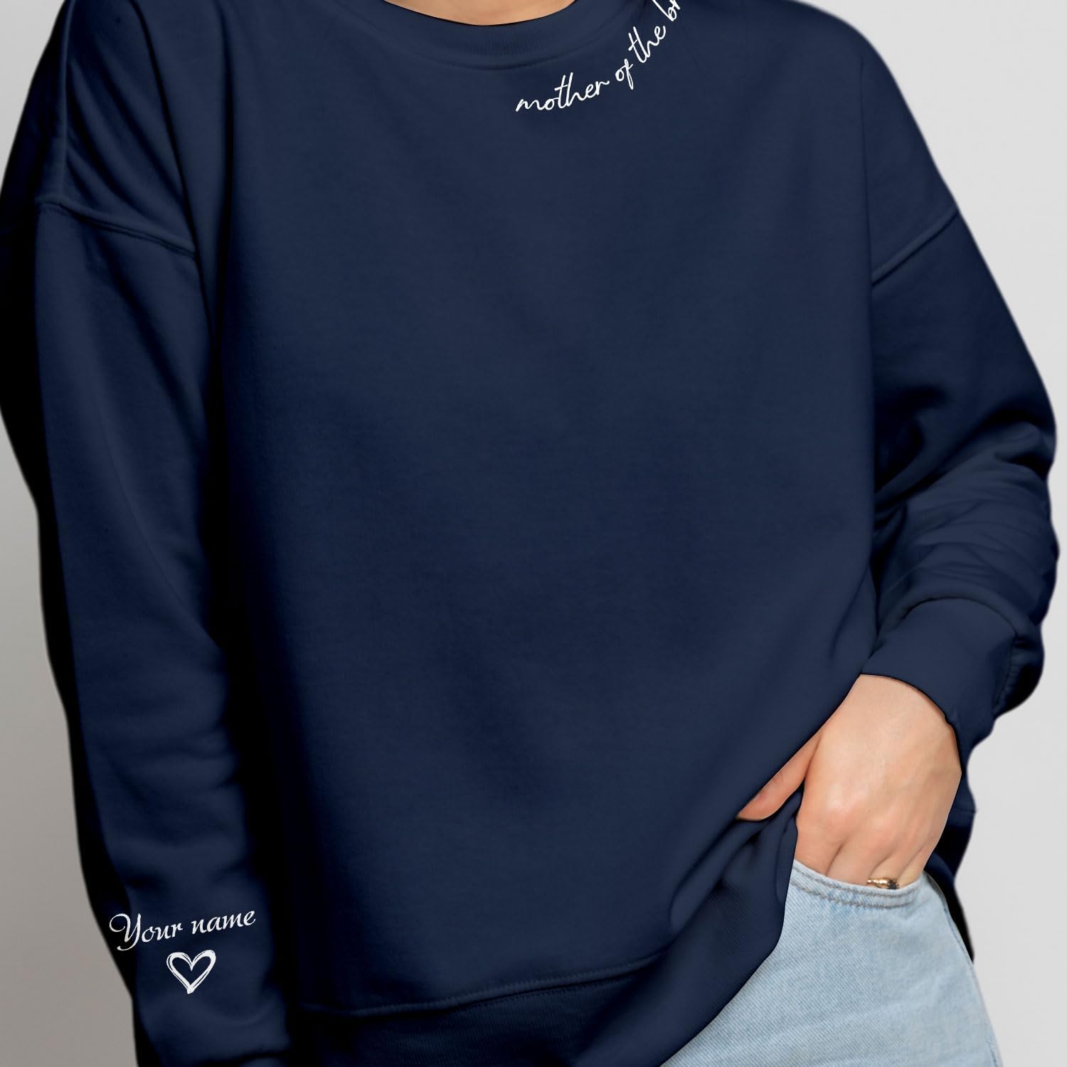 Personalized Mother of The Bride Shirt, Mother of The Groom Shirt, Mother of The Bride Sweatshirt for Women, Bride Mom