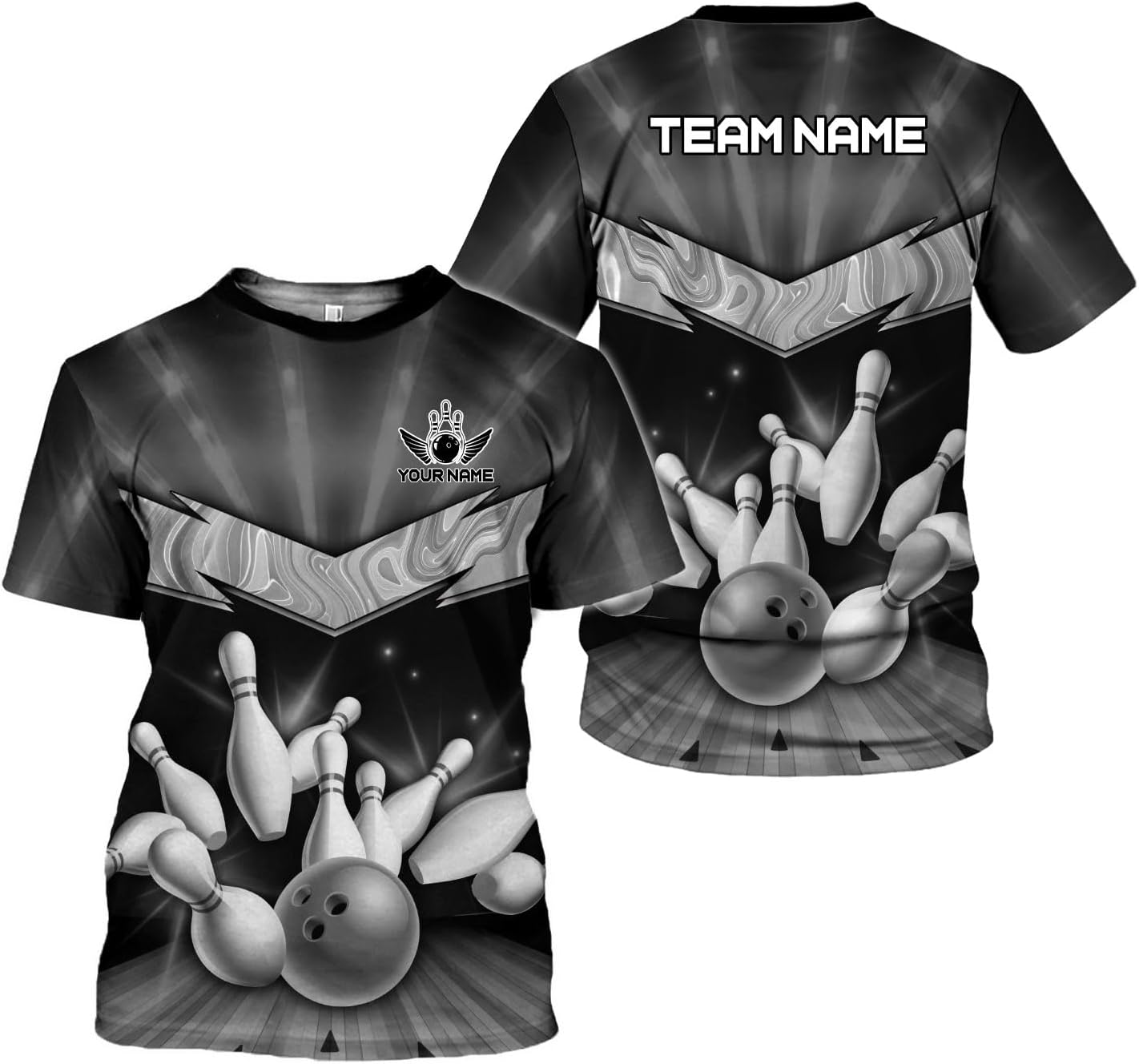 Custom Bowling Shirts, Personalized Name Bowling Shirts Unisex, Bowling Jerseys for Men & Women, Team Bowling Shirt Gift