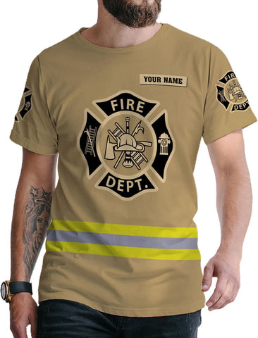Custom Fire Department Shirts Fire Rescue Shirts for Men Fire Department Shirts for Women Fire Dept Shirt Fire Fighter Shirts