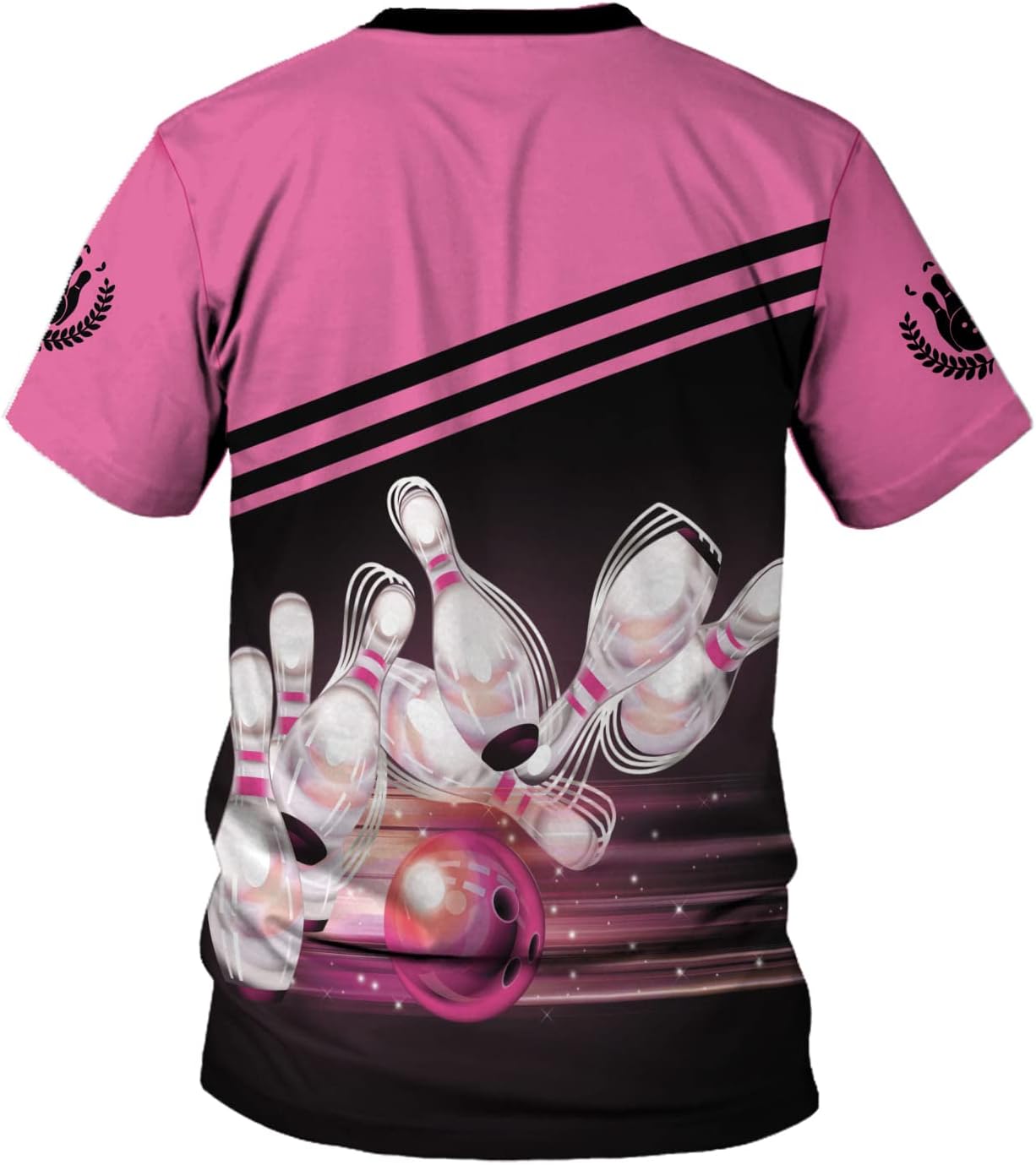 Personalized Name Bowling Shirts for Women 3D, Bowling Shirts with Name, Custom Bowling Shirts Gift for Bowling Lover