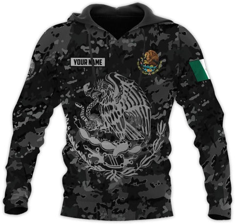 RoyalBro Personalized Mexico Shirts, Camisas De Mexico, Mexico Shirts for Men, Mexican Flag Jersey Shirt Mexico 3D Shirt