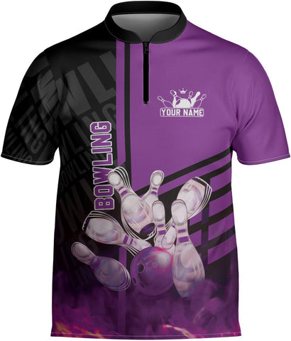 mostprints Personalized Bowling Jersey Gift 3D Custom Bowling Shirts for Team Name Bowl Bowler Shirt Unisex Cool Men Women