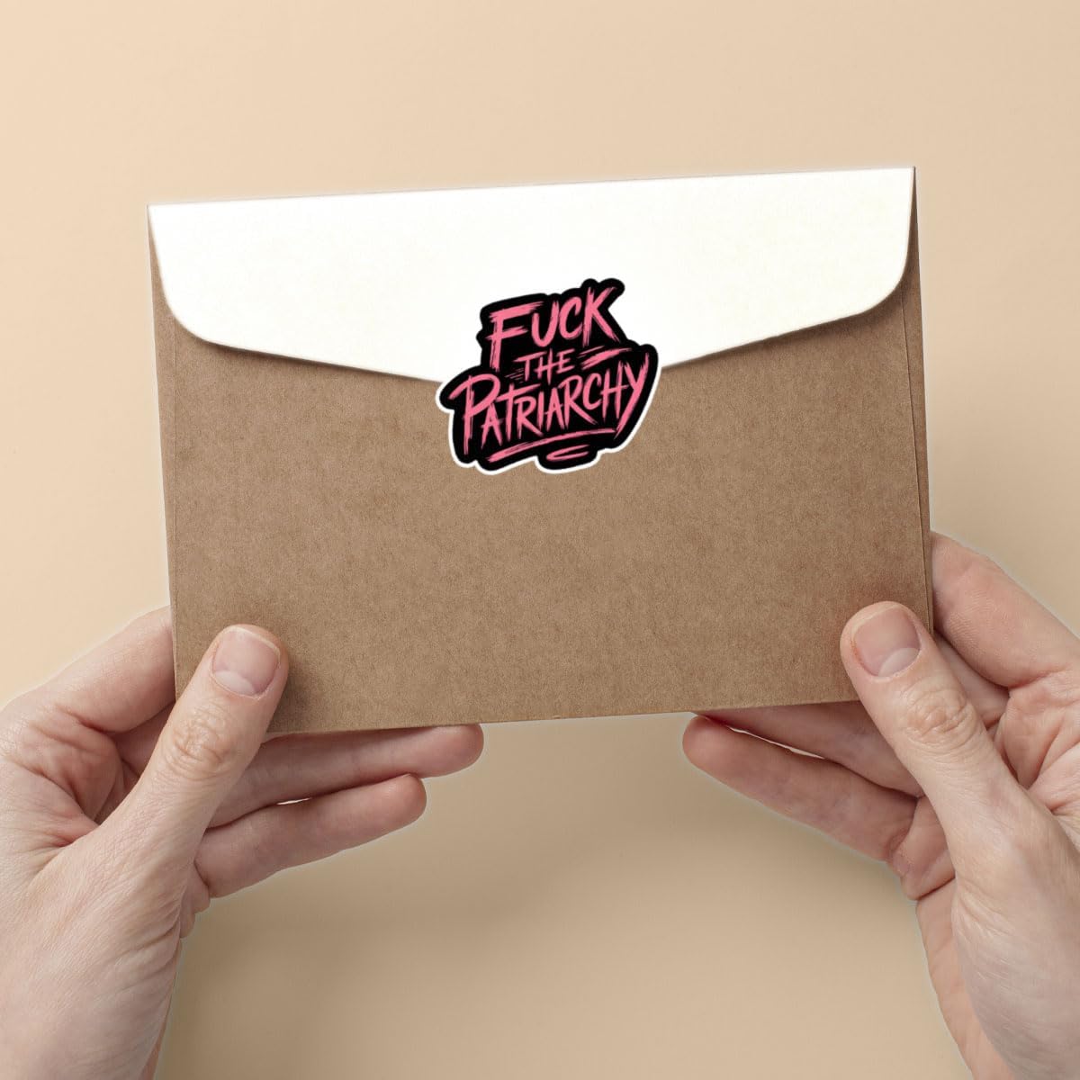 3 Pcs Fuck The Patriarchy Sticker, Bumper Sticker Feminism, Destroy The Patriarchy, Political Bumper Stickers - Vinyl Sticker 3 Inches for Water Bottles Laptop Phone Car Window Helmet