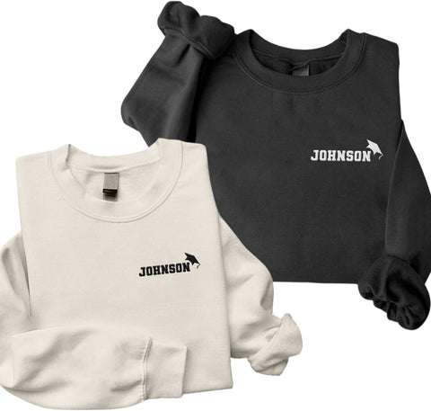 Suseaz Personalized Senior 2024 Embroidered Sweatshirt Graduation 2024 Class Of 2024 Senior Class Senior Embroidered Shirt