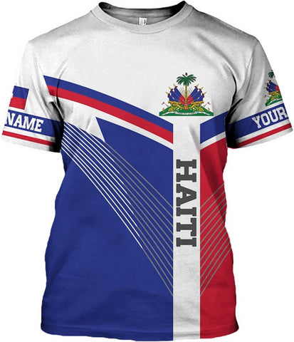 Personalized Haiti Shirt Custom Haiti Flag Shirt for Men and Women, Haitians Pride Shirt, Haitians Shirt