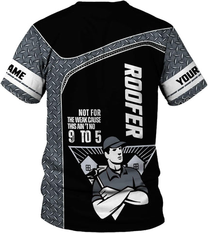 Personalized Roofer Tshirt, Roofing Shirt Men, Gift for Roofer 3D All Over Printed Tshirt, Gift for Father's Day and Birthday