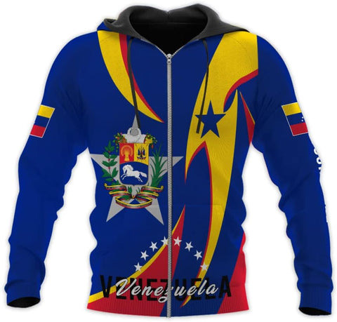 Royal Fight Personalized Coat of Arms Shirt with Venezuela Flag - Pride Shirts for Men & Women