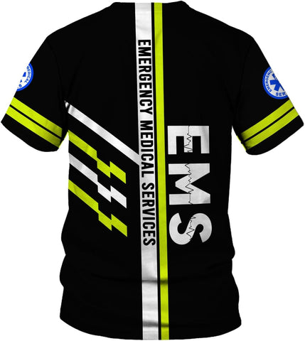 Podagree Personalized EMT Shirt, EMS Shirt, Customized EMS Shirts,EMT Paramedic Uniform Emergency Medical Technician Shirts