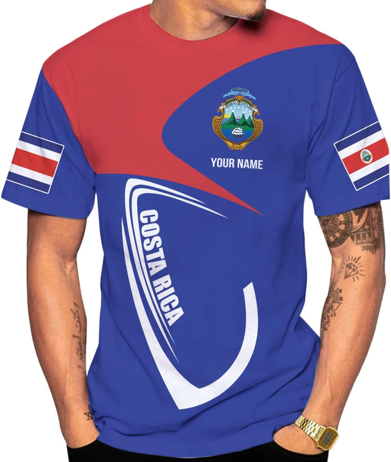 Personalized Costa Rica Shirt Costa Rica Tshirt Costa Rica Shirts for Men & Women Costa Rican Pride Shirt Costa Rica t Shirt