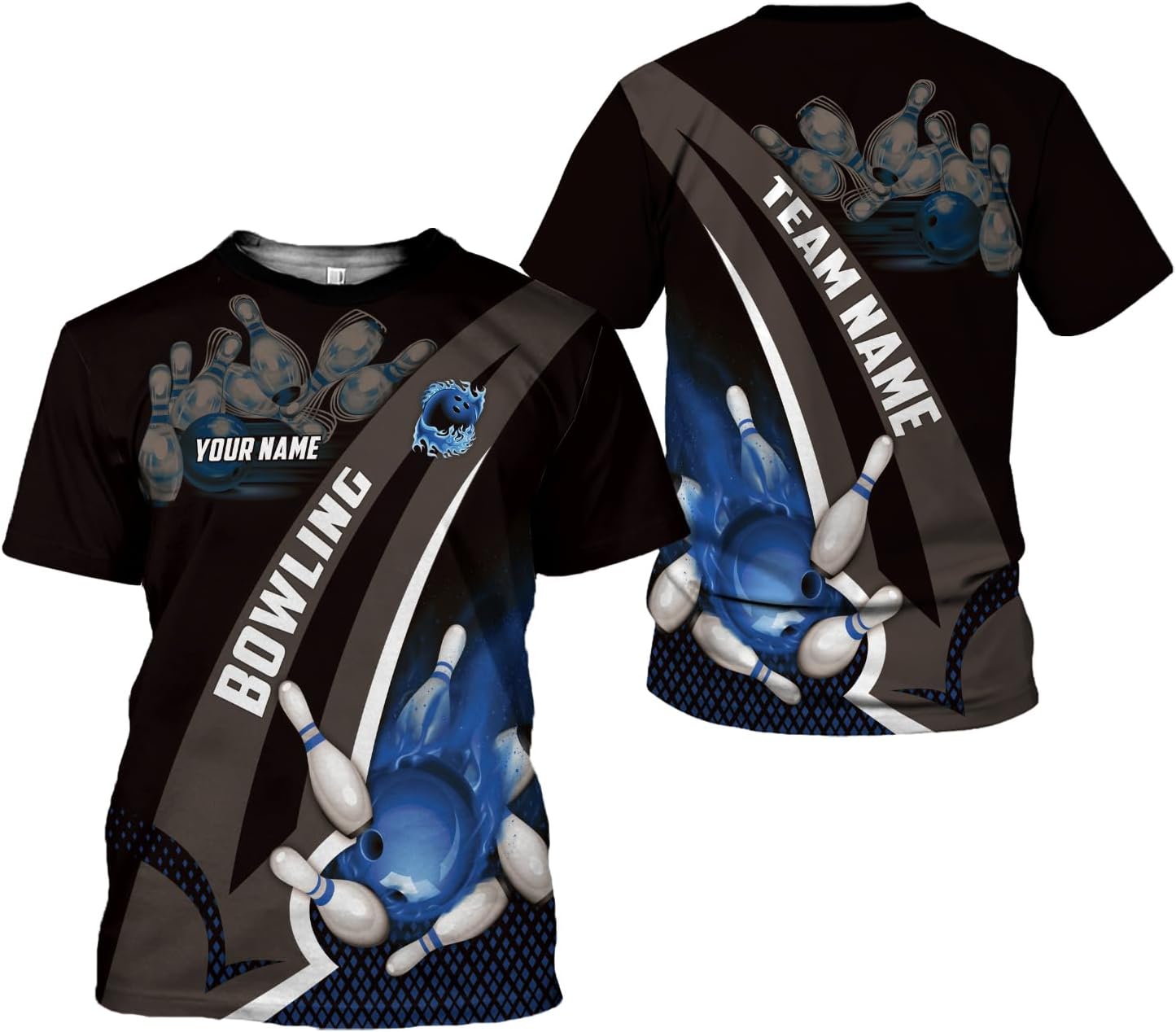 AOVL Custom Bowling Shirts for Men Bowling Shirts Bowling Shirts Unisex Bowling Jerseys for Men Custom Bowling Shirts for Men