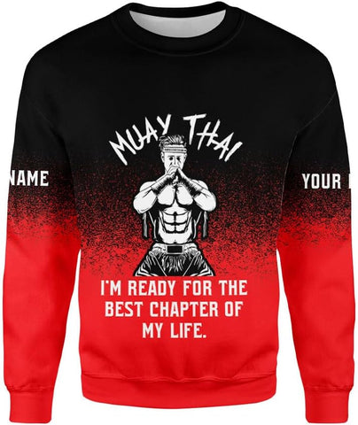 MAPrints Personalized Name Muay Thai Pride Shirt for Men