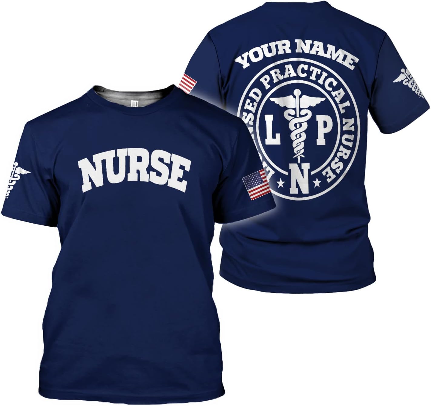 Custom Er Nurse Shirts for Women Future Nurse Shirt 3D Nursing Shirts for Nurses Emergency Nurse Shirt CNA Shirts CNA Shirt