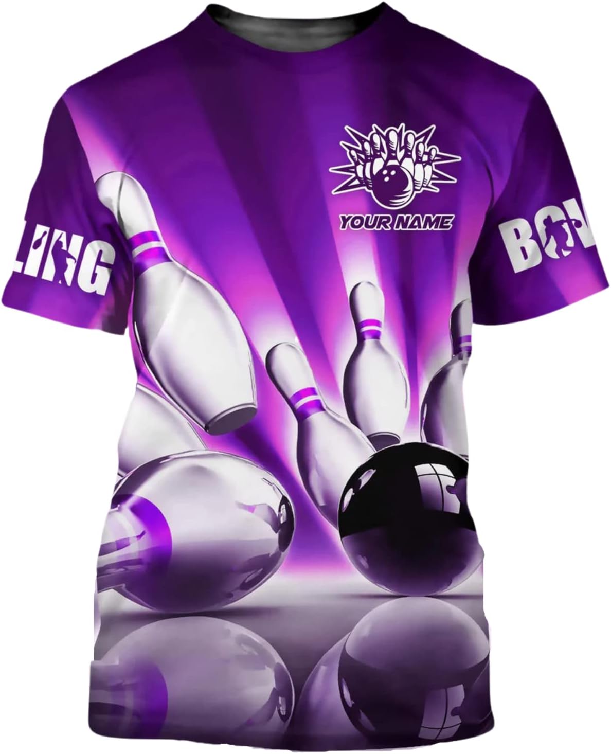 Personalized 3D All Over Print Bowling T Shirt, Men Bowling Shirts, Women Bowling Tshirt, Bowling Team Uniform, Bowling