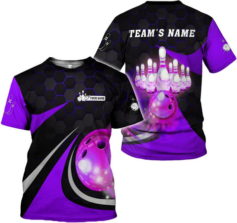 Rivelus Custom 3D Bowling Shirts Personalized for Men and Women - Unique Team Shirt & Gifts for Bowling Lovers