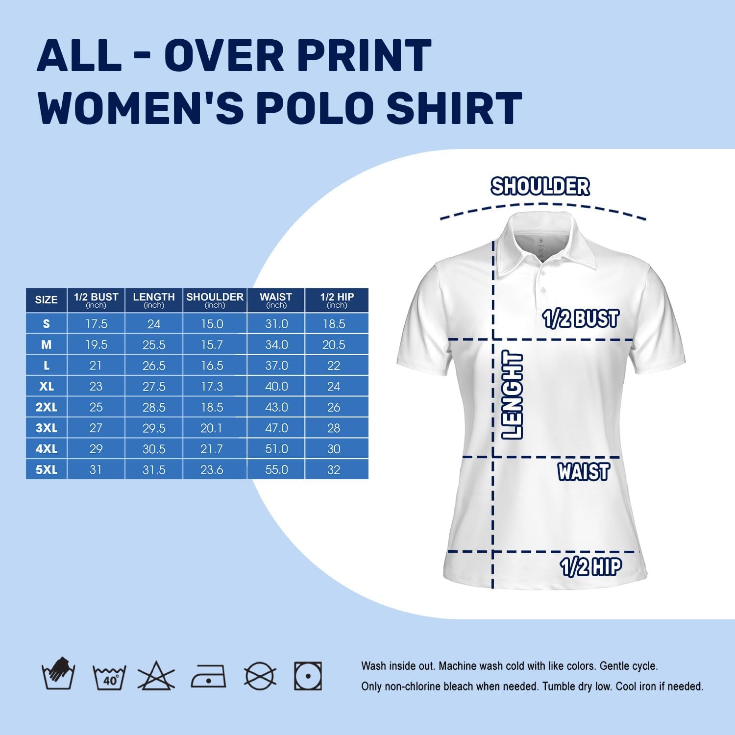 Personalized Dog Grooming 3D Polo Shirt Custom Pet Spa, Cute Pet Grooming Summer Uniform Polo Shirt for Women